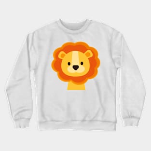 Lion, cute baby lion, nursery wall art Crewneck Sweatshirt